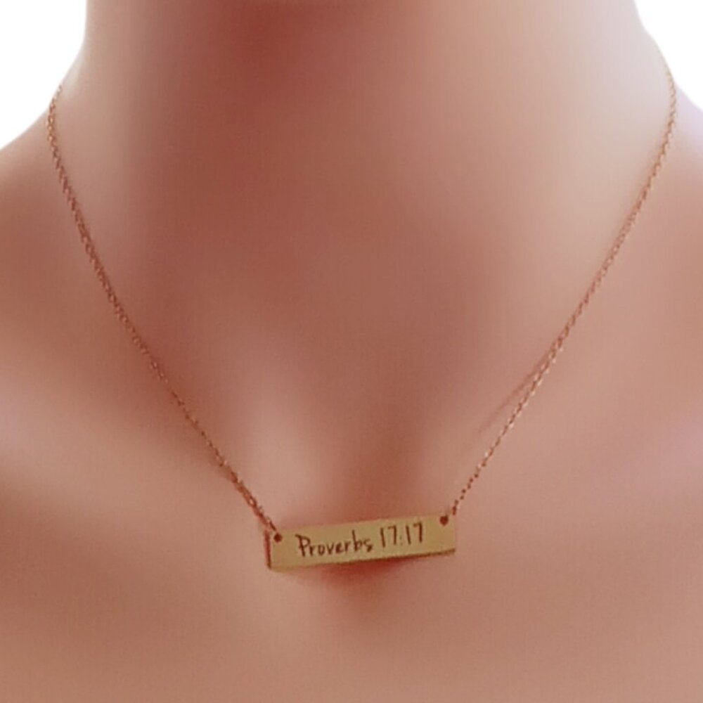 Faith Gold Necklace